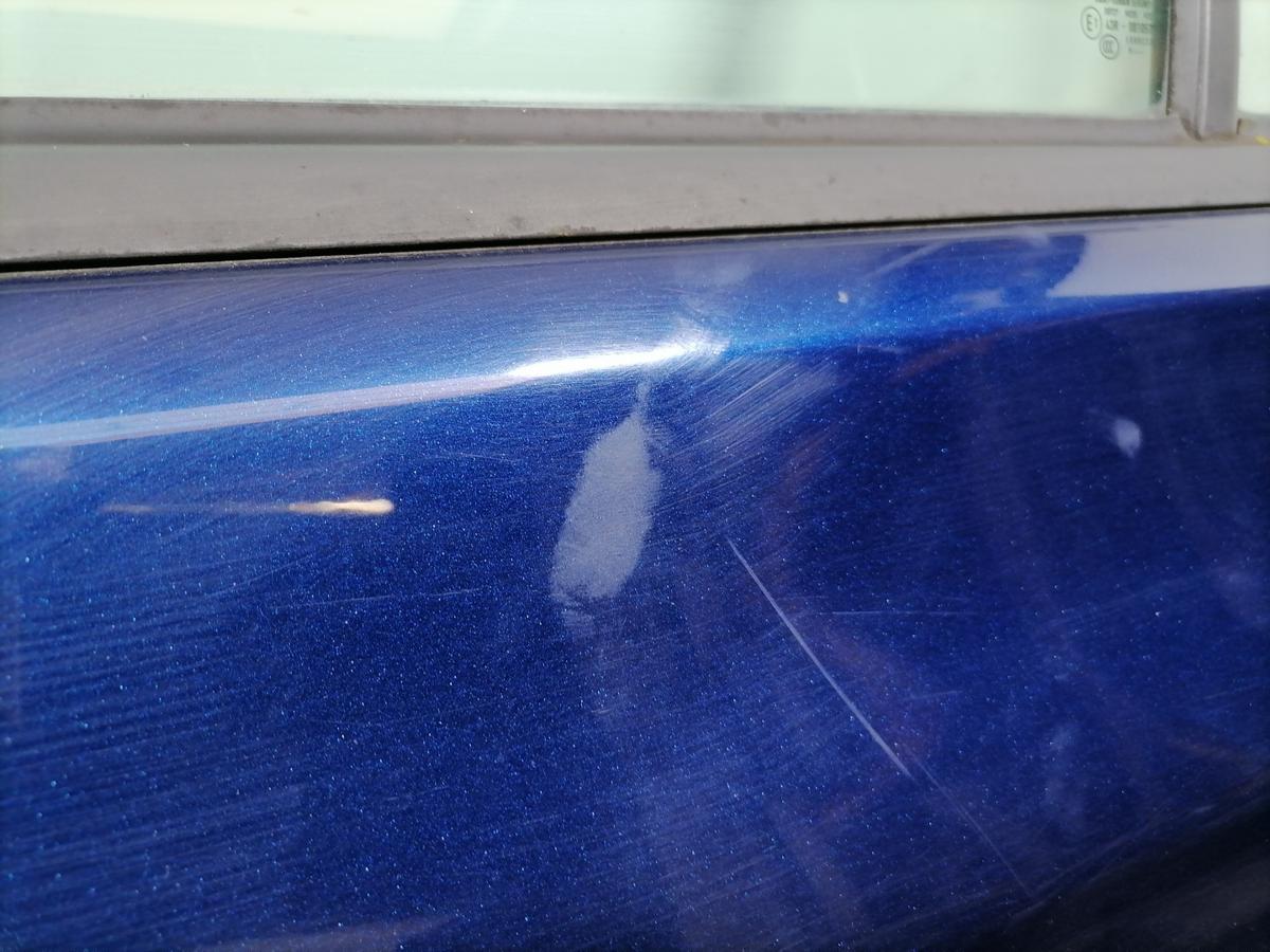 VW Tiguan 1 5N original T&uuml;r hinten links LD5Q Shadowblue Rohbau Bj.2009